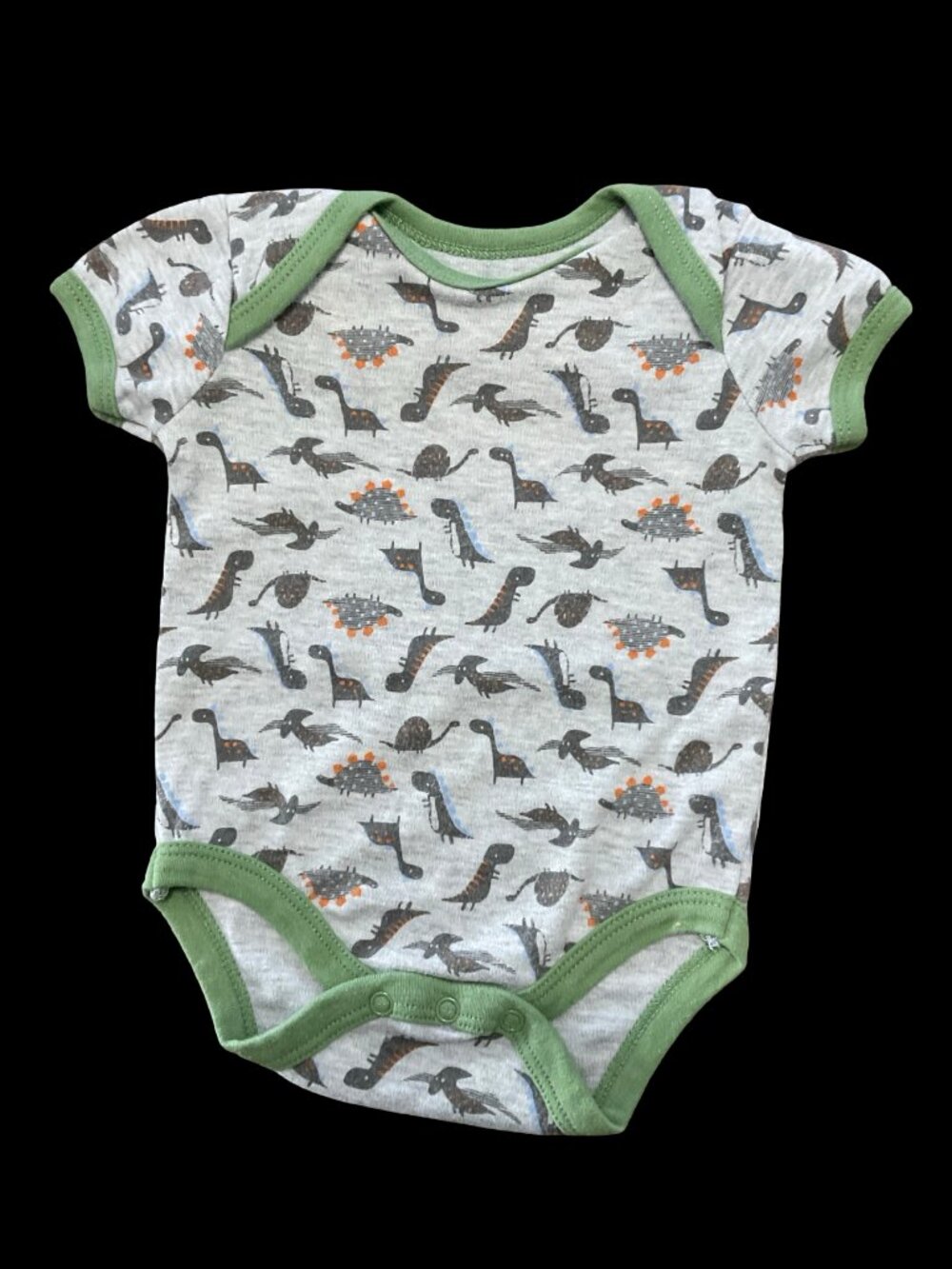 🌻10/$25  - Grey Dinosaur Print Onesie